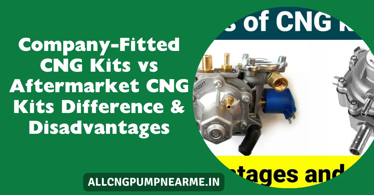 Company-Fitted CNG Kits vs Aftermarket CNG Kits Difference & Disadvantages